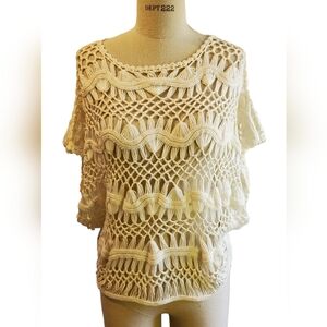 Boho Hippie Crochet Festival Top Size M/L‎